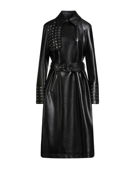 Patrizia Pepe Black Overcoat & Trench Coat
