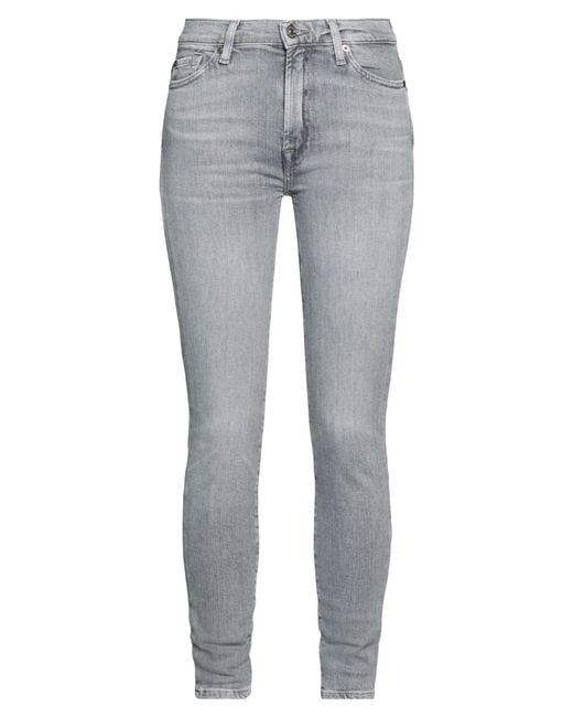 7 For All Mankind Gray Jeans