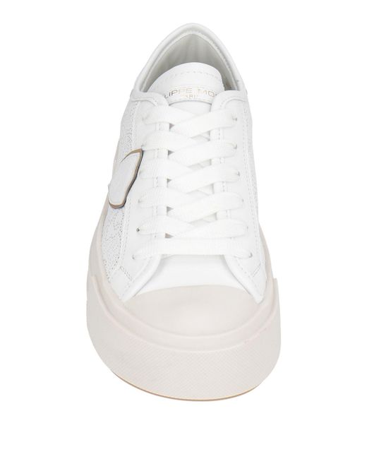 Philippe Model White Sneakers Leather