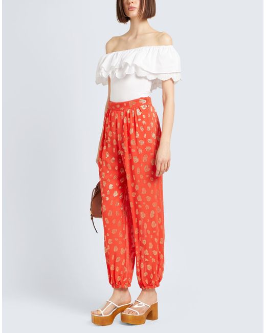 Forte_forte Red Trouser