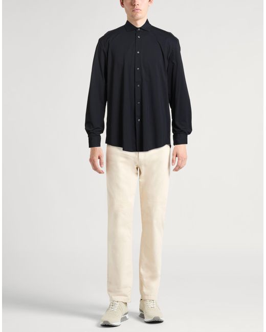 Brian Dales Blue Shirt Polyamide, Elastane for men