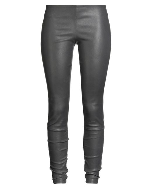 Aphero Gray Pants Lambskin