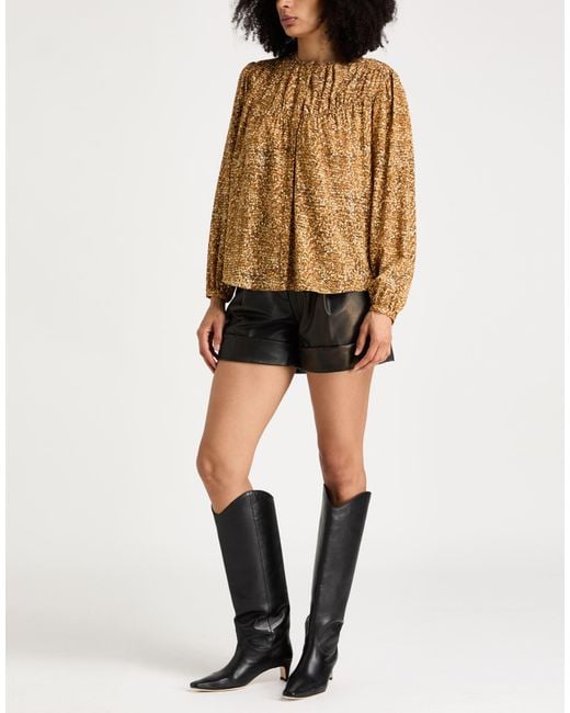 Isabel Marant Brown Shirt Silk, Elastane