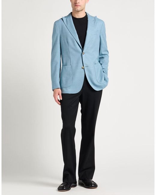 Boglioli Blue Blazer for men