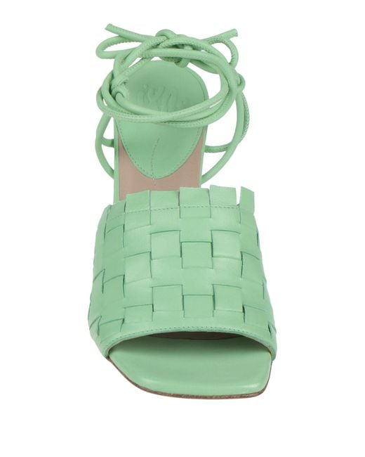 Ixos Green Sandals Leather