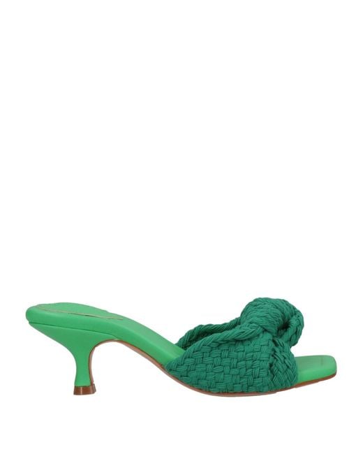 SCHUTZ SHOES Green Sandals