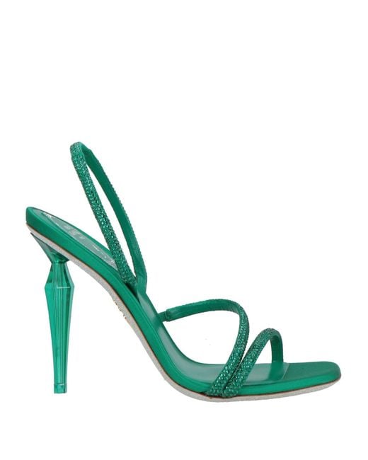 Rene Caovilla Green Sandals