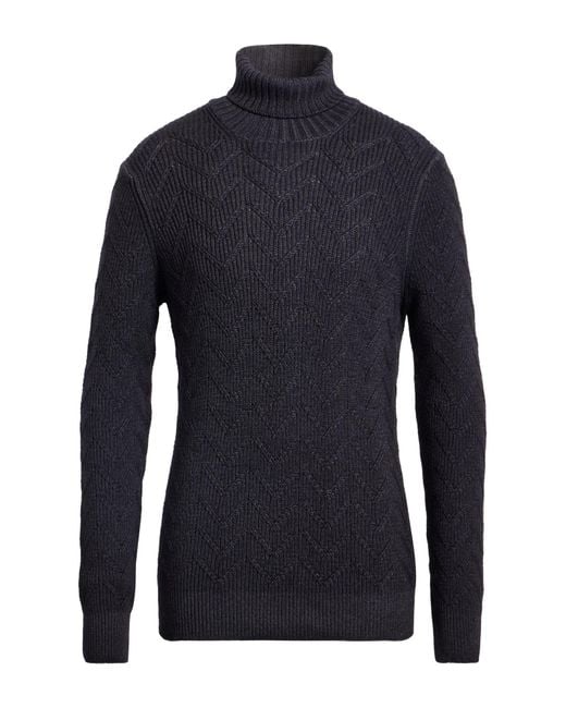 Gran Sasso Blue Turtlenecks for men