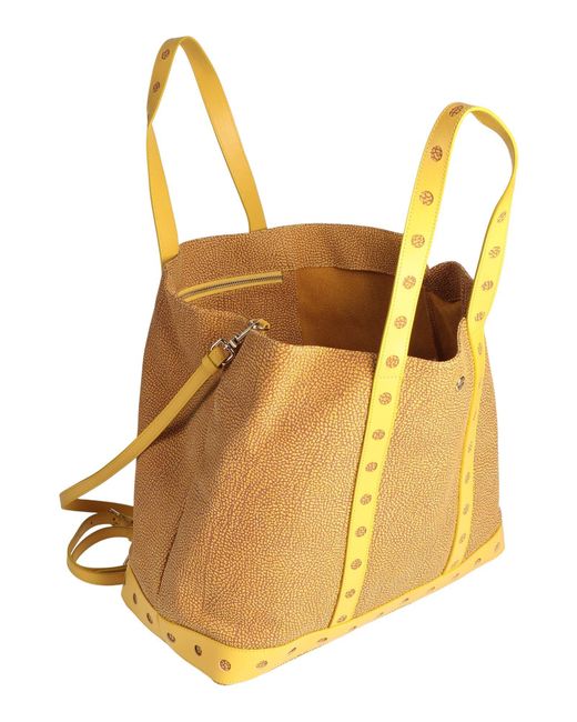 Borbonese Yellow Handbag