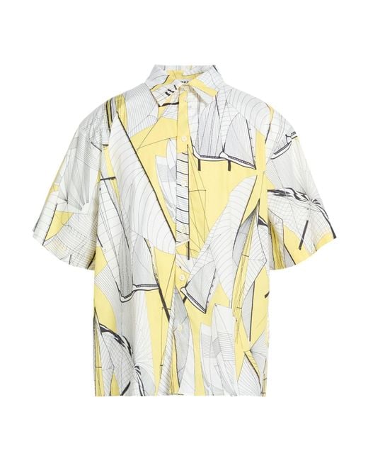 Chemise MSGM pour homme en coloris Metallic
