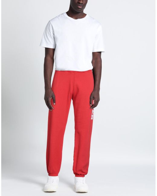 Bianca Chandon Red Pants Cotton for men