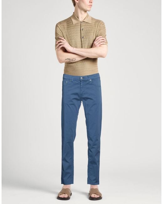 Harmont & Blaine Blue Trouser for men