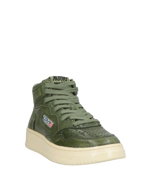 Autry Green Sneakers Leather