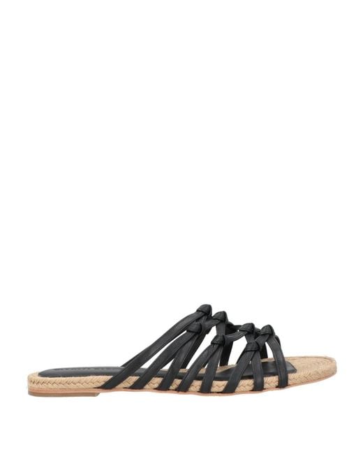Paloma Barceló Black Espadrilles