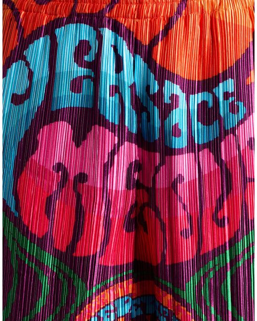 Versace Red Shorts & Bermuda Shorts Polyester
