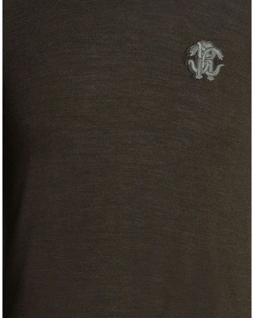 Roberto Cavalli Black Turtleneck for men