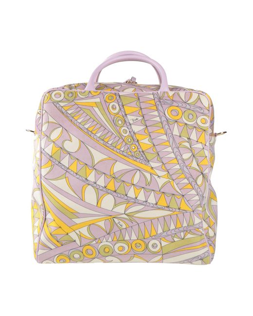 Emilio Pucci Purple Reisetasche