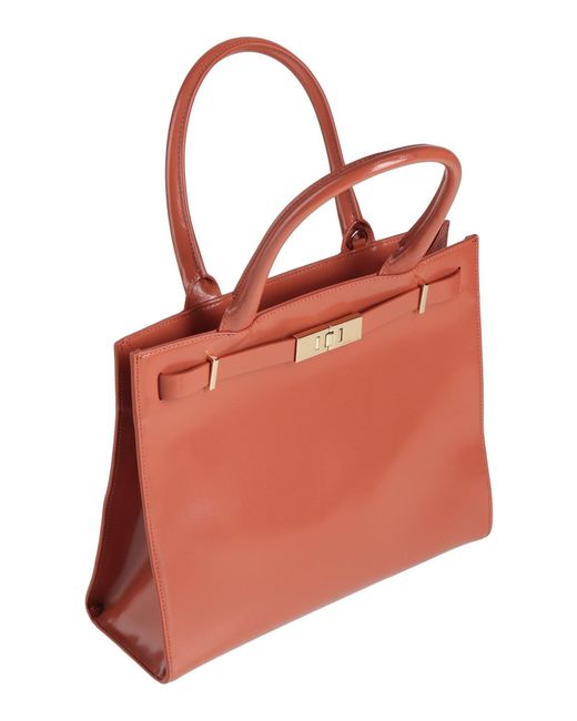 Borbonese Orange Handbags