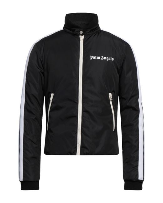 Palm Angels Black Jacket for men