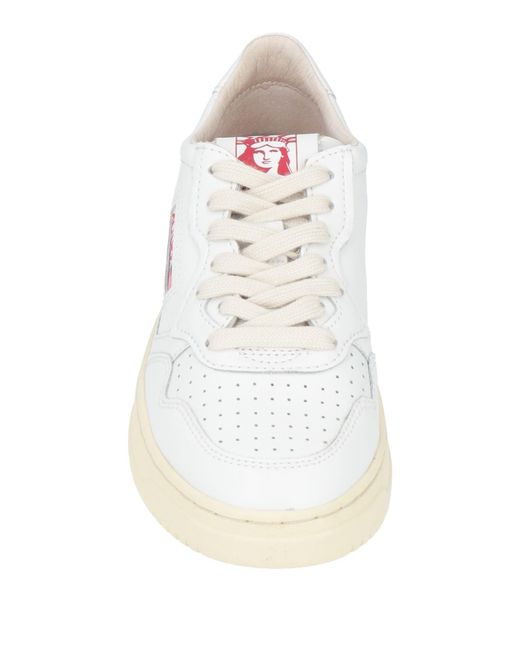 Autry White Trainers