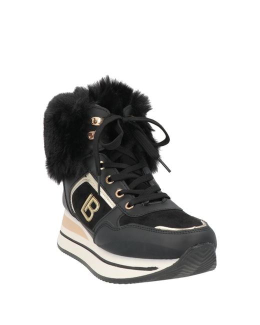 Laura Biagiotti Black Sneakers Textile Fibers, Rubber