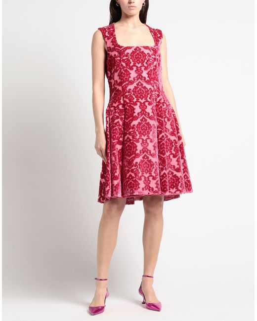 Moschino Red Midi Dress