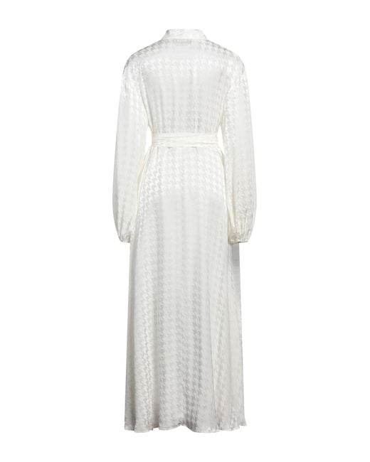 Robe longue MSGM en coloris White