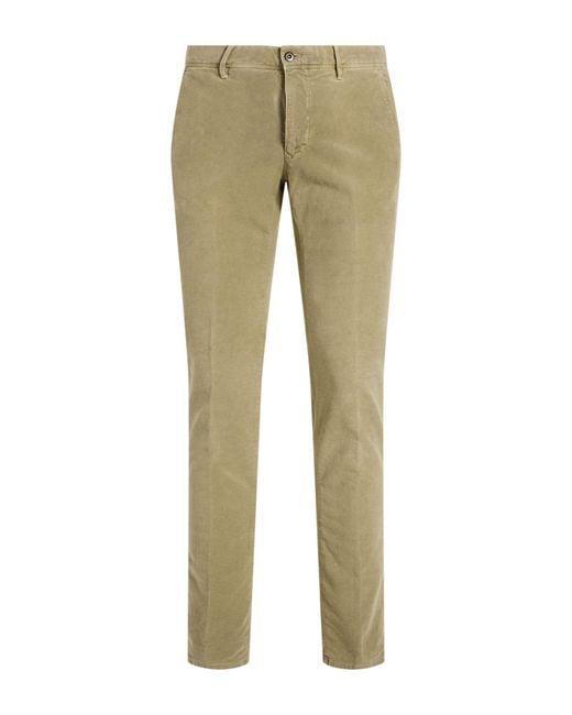 Incotex Natural Sand Pants Cotton, Elastane for men