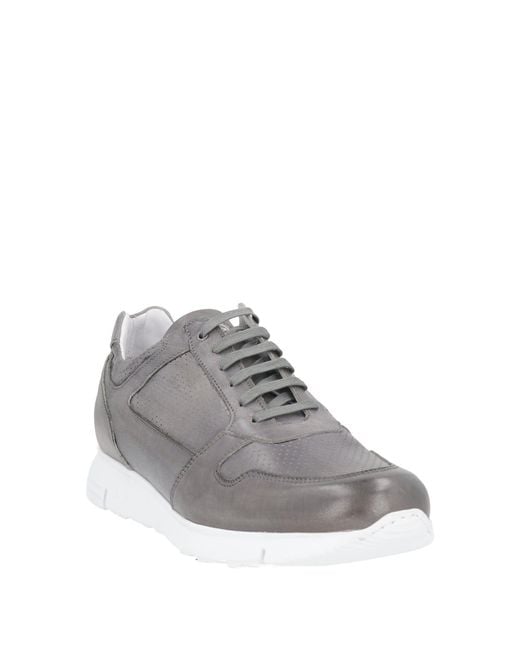 Exton Gray Sneakers Leather for men
