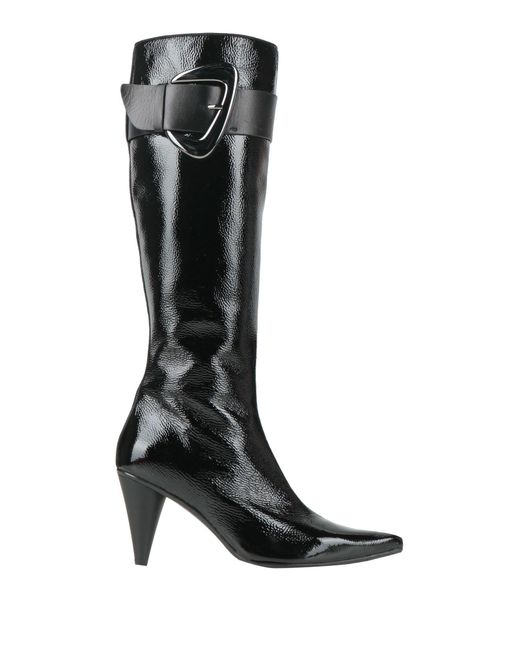 Ras Black Boot Leather