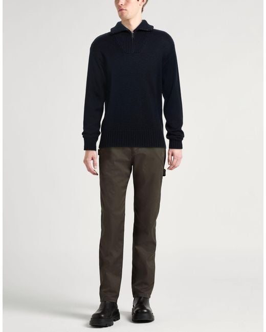 Daniele Fiesoli Blue Turtleneck Merino Wool, Acrylic for men