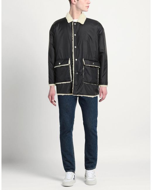 MYTHINKS Black Midnight Jacket Nylon for men