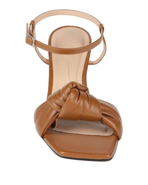 High Natural Sandals