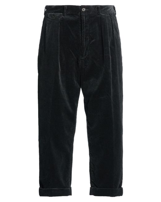 Beams Plus Blue Dark Pants Cotton for men