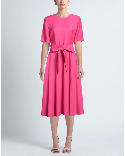 Vestito Midi di P.A.R.O.S.H. in Pink