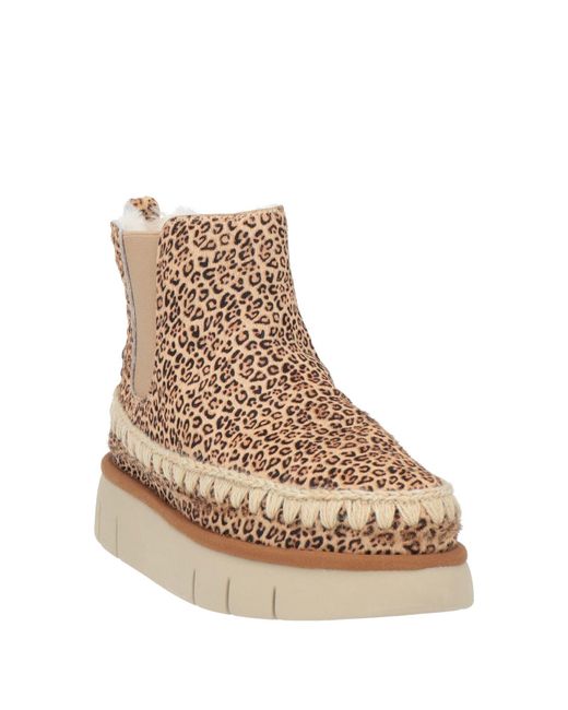 Mou Natural Ankle Boots