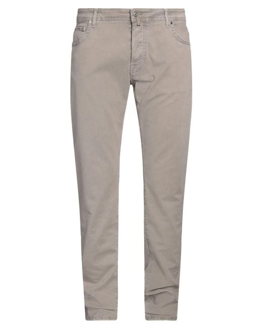 Jacob Cohen Gray Pants Modal, Cotton, Elastane, Polyester for men