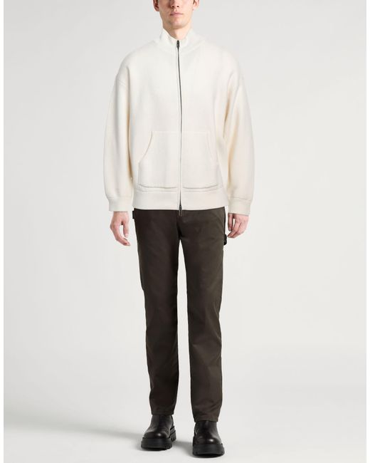 Emporio Armani White Cardigan for men