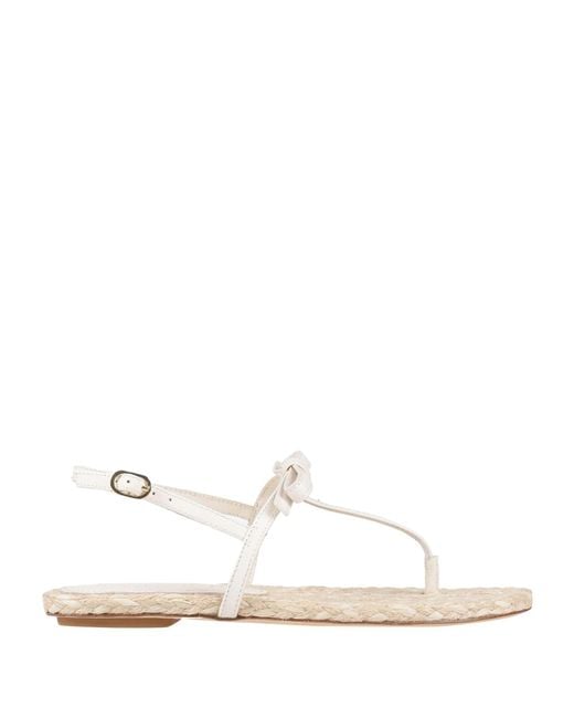 Stuart Weitzman White Espadrilles