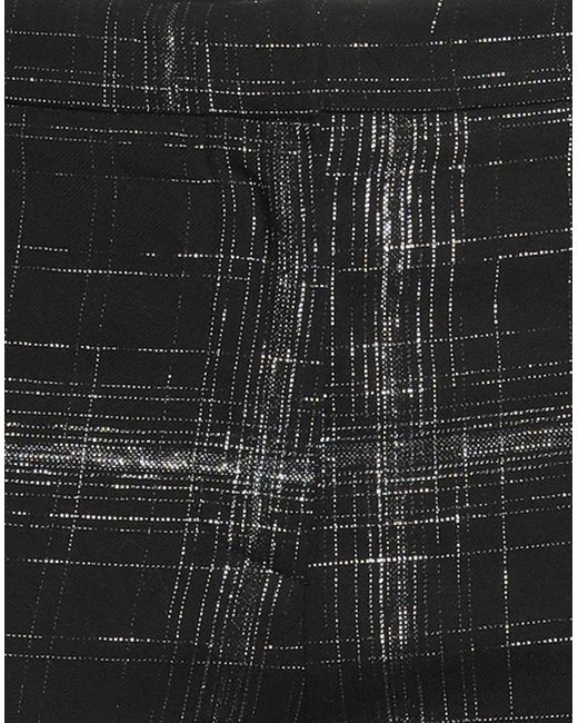 Grifoni Black Pants Viscose, Wool, Polyester