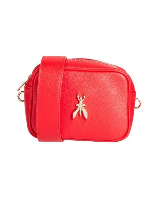 Patrizia Pepe Red Cross-Body Bag Leather