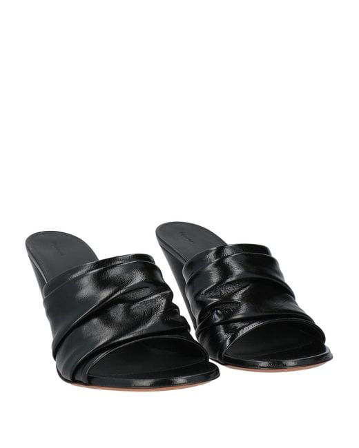 Proenza Schouler Black Sandals Leather