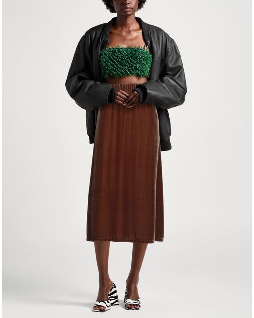 Jupe Midi By Malene Birger en coloris Brown