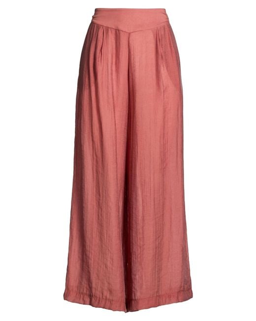 HOPE SKY Red Pants Lyocell, Polyester