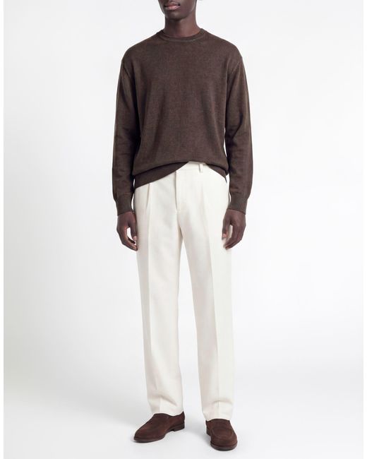 Paul & Shark Brown Sweater Virgin Wool for men