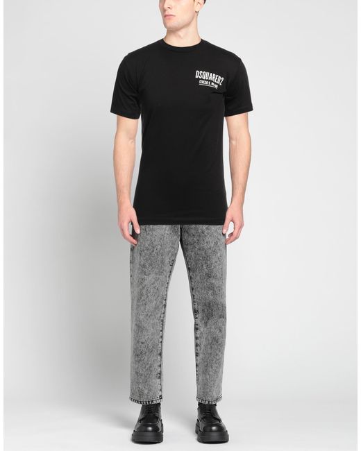DSquared² Black T-shirt for men