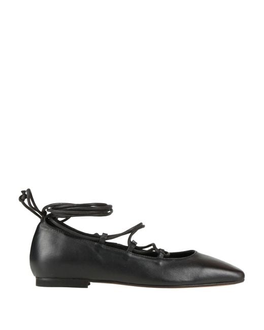 Divine Follie Black Ballet Flats