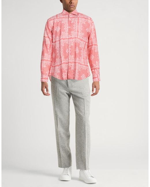 Fedeli Pink Shirts for men
