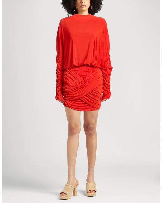 Magda Butrym Red Mini Dress