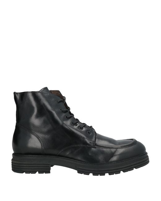 Botines de caña alta Pawelk's de hombre de color Black